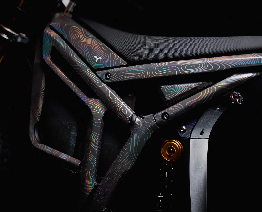 Close up of the Damascus Graphics Kit