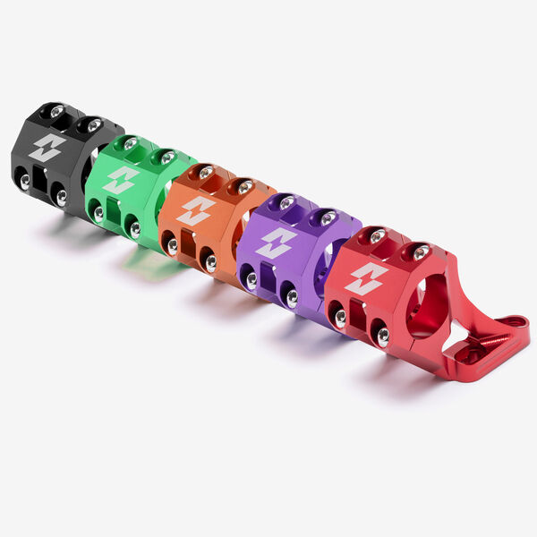 Full-E Charged Handlebar Risers 31.8mm Purple