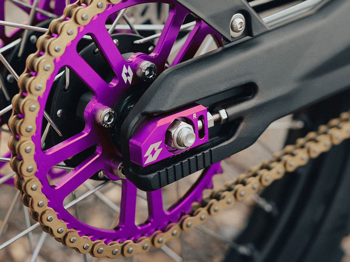 Full-E Charged Rear Sprocket 420-44T Purple