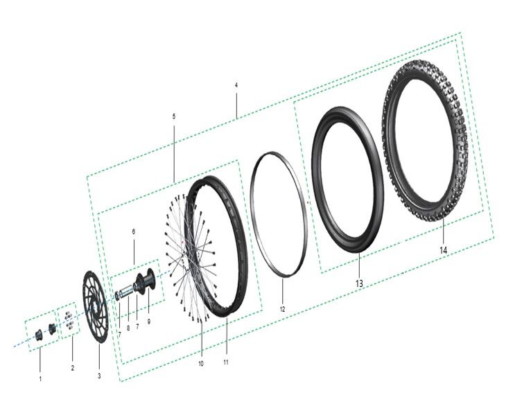 FRONT WHEEL ASSEMBLY