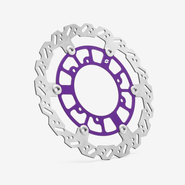 Full-E Charged Front Purple Oversize Floating Brake Disc 270mm for Ultra Bee