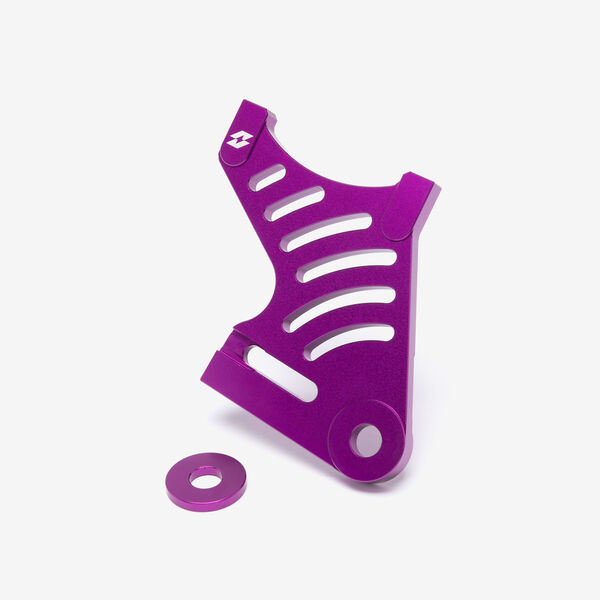 Full-E Charged Rear Brake Disc Bracket Aluminium 250mm Purple