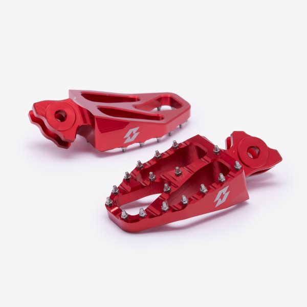 Full-E Charged Red Footpeg Set Red