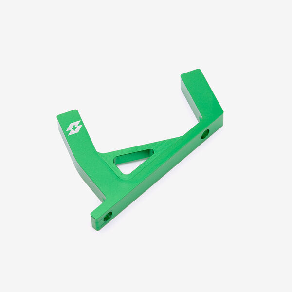 Full-E Charged Front Aluminium Brake Disc Bracket Green