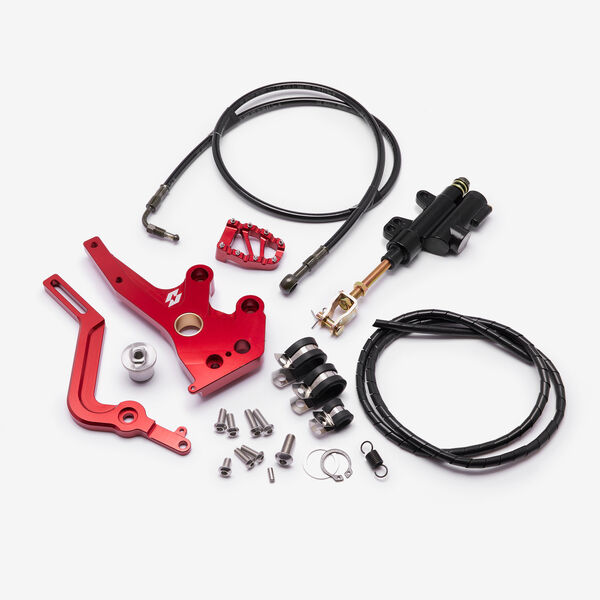 Full-E Charged Rear Hydraulic Foot Brake Red