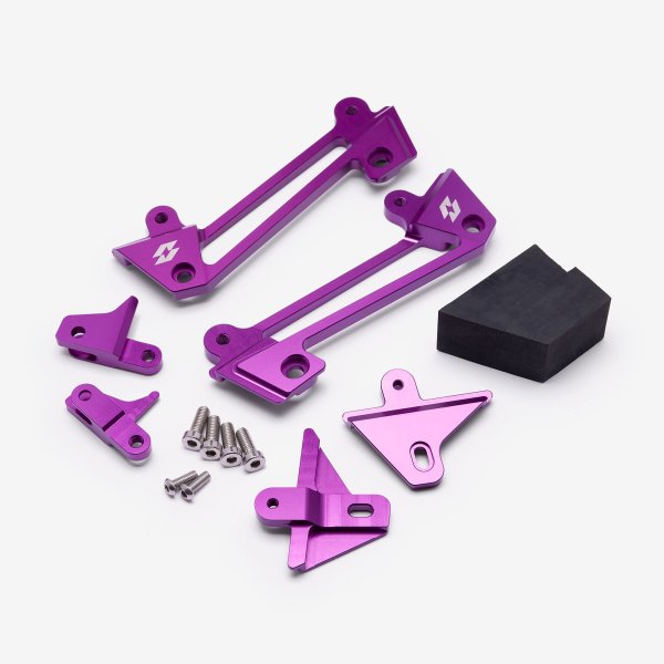 Full-E Charged Purple Seat Lift Kit Aluminium Purple