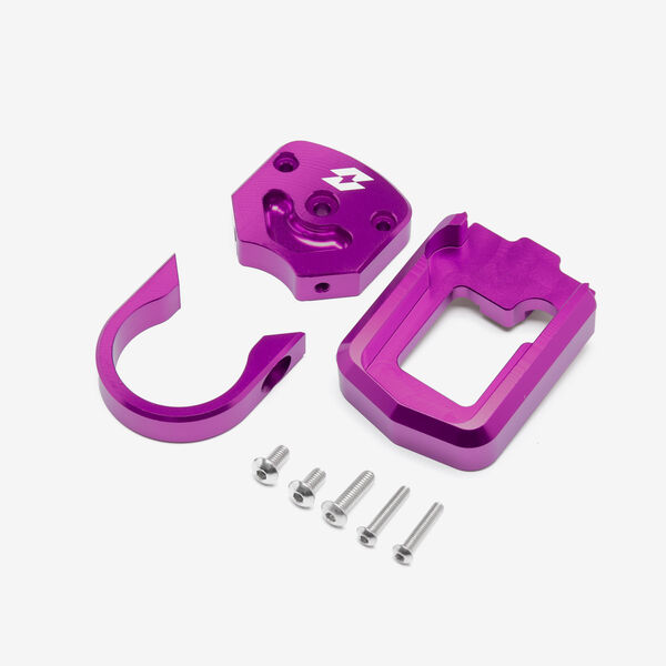 Full-E Charged Speedo Relocation Bracket Purple