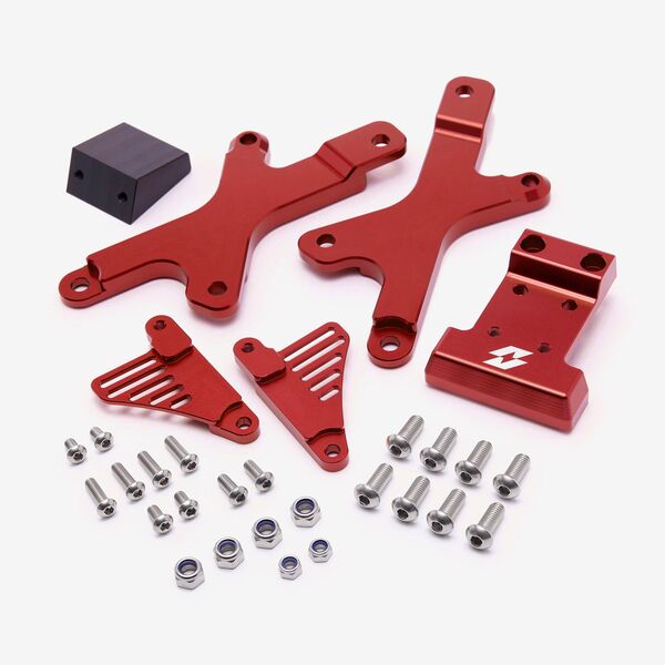 Full-E Charged Seat Lift Kit Aluminium Red