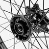 Full-E Charged Front and Rear Wheel Set 21inch x 1.6 & 18inch x 2.15 for Ultra Bee Black Spokes