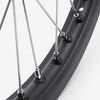 Full-E Charged Front and Rear Wheel Set 21inch x 1.6 and 18inch x 2.15 for SRUB Silver Spokes