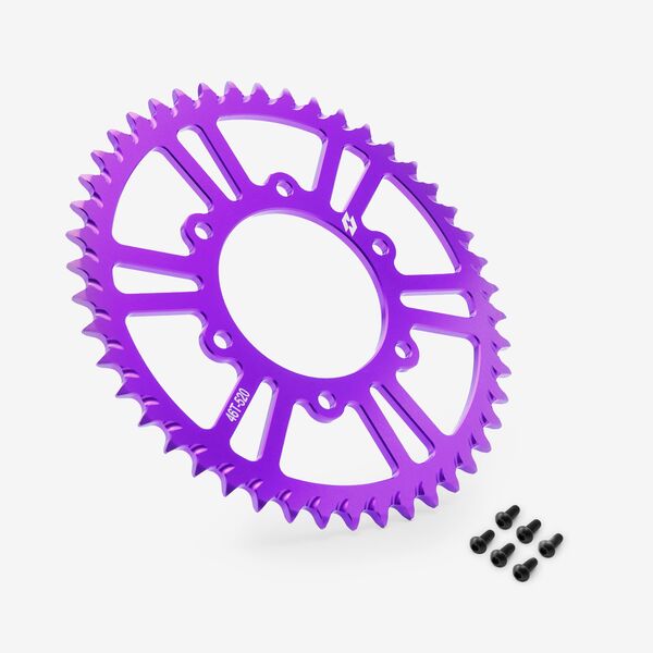 Full-E Charged Rear Sprocket 520-46T for Komodo Purple